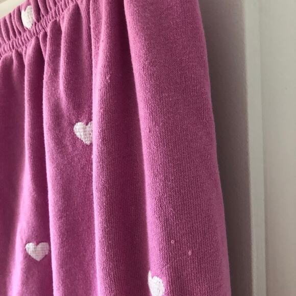 Spiritual Gangster Girls Perfect Sweatpant Pink Hearts size Small - Picture 8 of 13